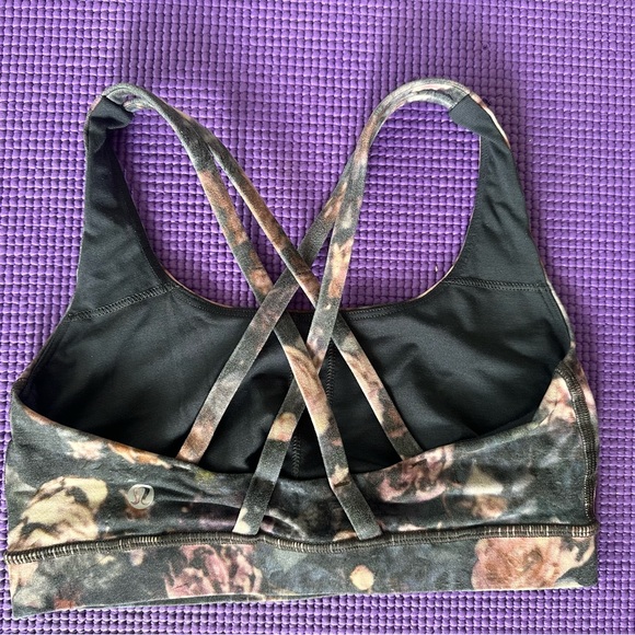 Lululemon Energy Bra Frosted Rose Multi - 4 - Picture 7 of 9